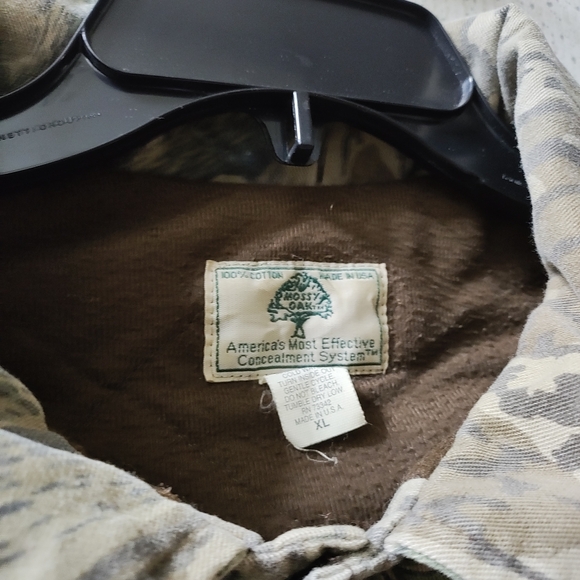Vtg Mossy Oak Hunting Jacket Insulated Camo Tree XL Etched Button USA Made Clean - Picture 2 of 16